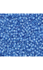 Miyuki delica Beads 11/0 - White lined sapphire ab DB-1784